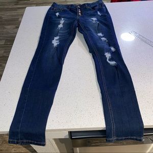 Indigo Rein stretch dark wash